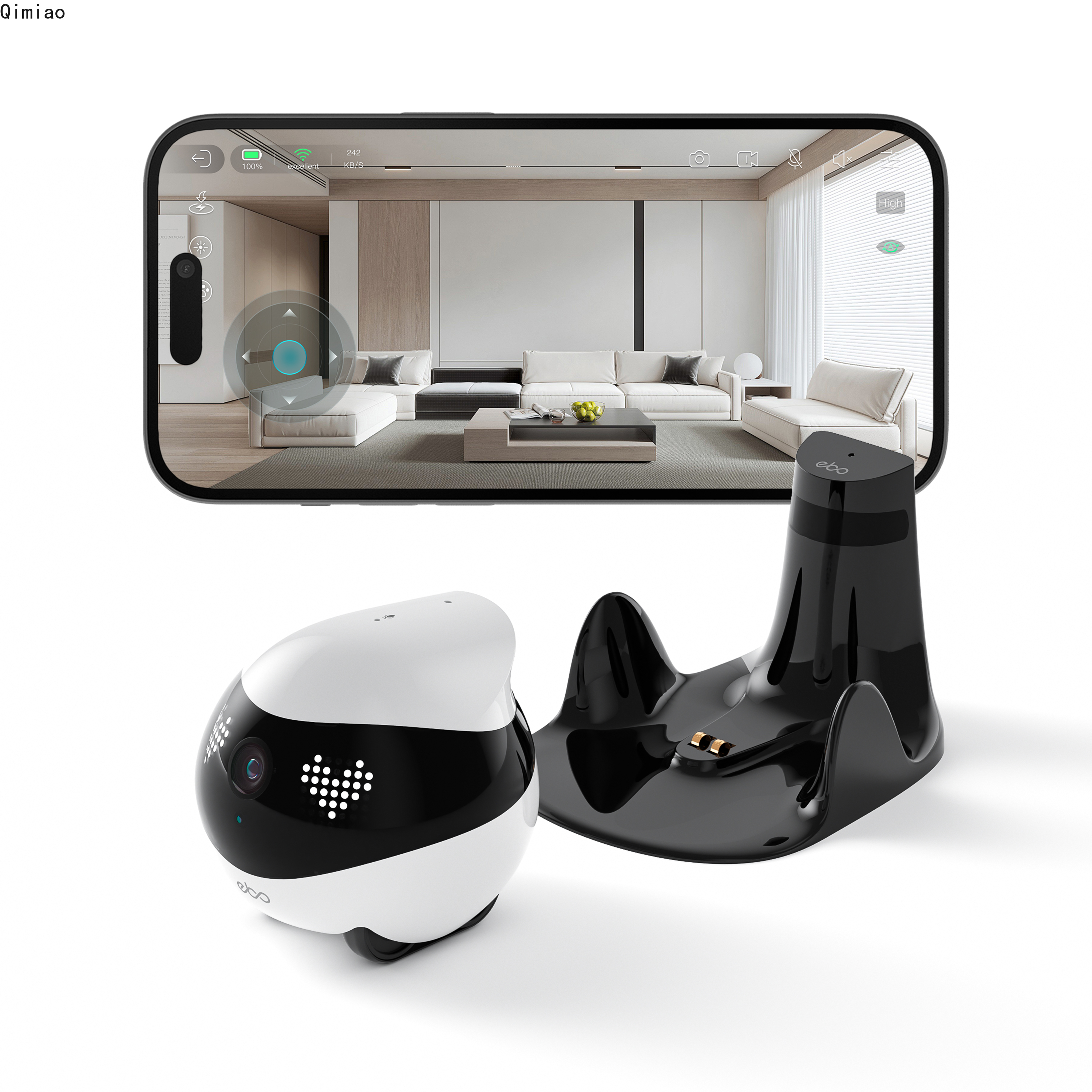 Home Security Robots - Enabot EBO AIR 2 Companion Robot