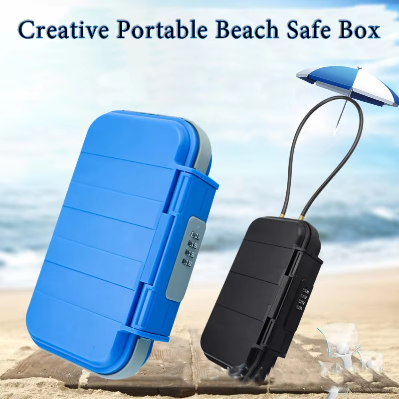 Home Security Safe - Creative Portable 4-digit Combination Lock Beach
