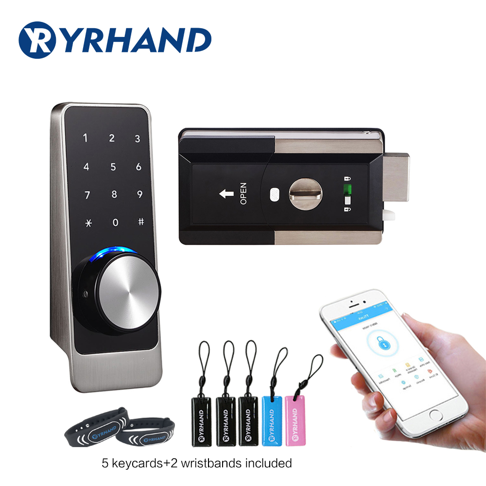 Home Security Safe - Waterproof Smart door rim locks, Bluetooth