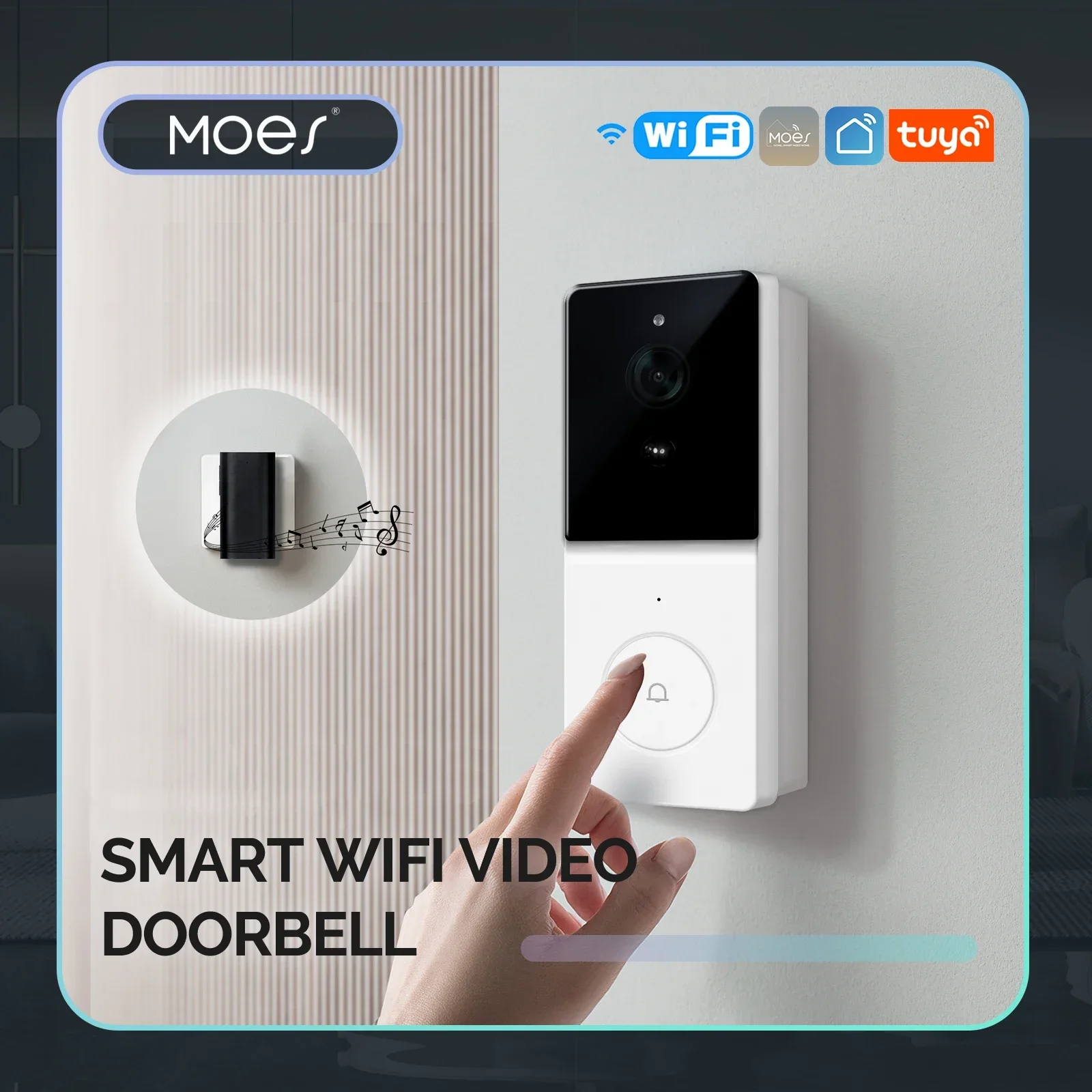 Home Security Blink - MOES Tuya Smart WiFi Video Doorbell