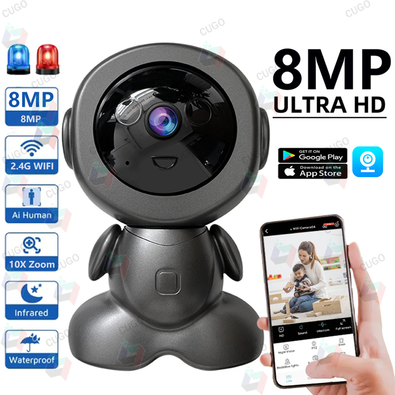 8MP Wifi Surveillance Robot Ca - Home Security Robots recensie en prijs