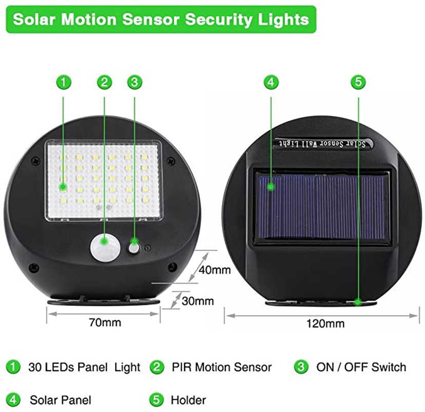 Solar Power PIR Motion Sensor  - Home Security Yard Sensors recensie en prijs
