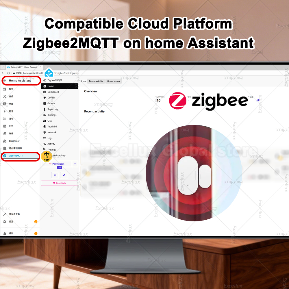 Zigbee 3.0 Door Window Sensor  - Home Security Alarm recensie en prijs