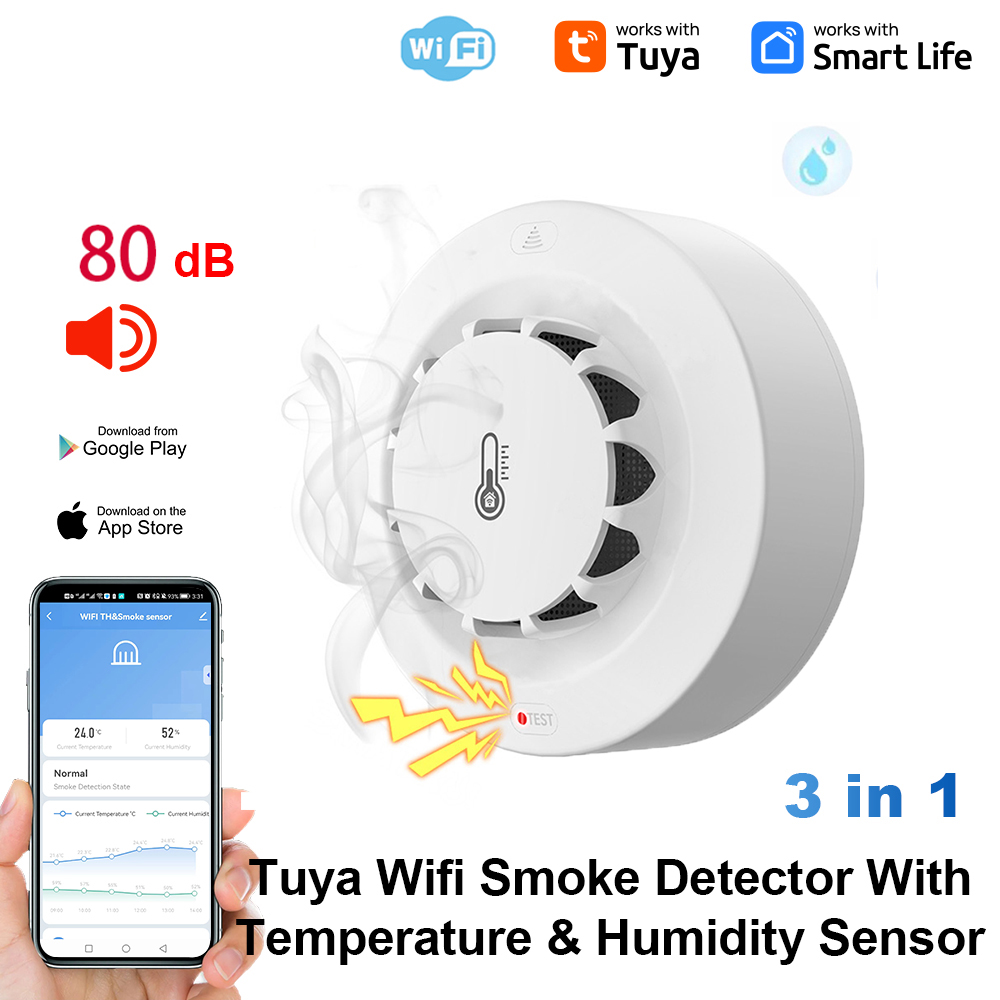 Tuya WiFi Temperature and Humi - Home Security Alarm recensie en prijs