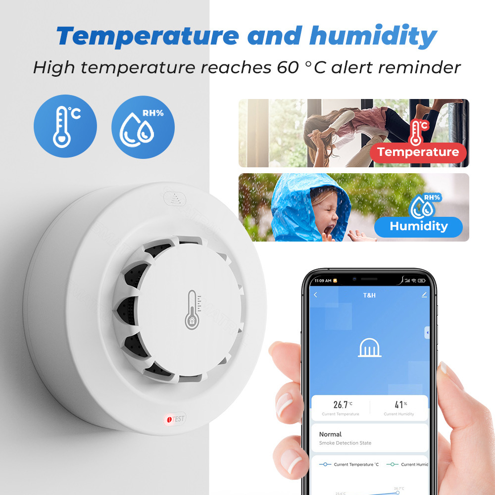 Tuya WiFi Temperature and Humi - Home Security Alarm recensie en prijs