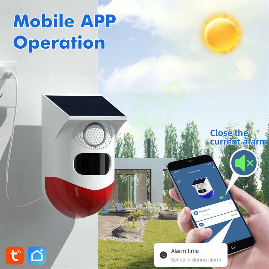 Wifi Solar Outdoor Motion Sens - Home Security Yard Sensors recensie en prijs