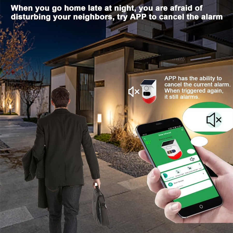 Wifi Solar Outdoor Motion Sens - Home Security Yard Sensors recensie en prijs