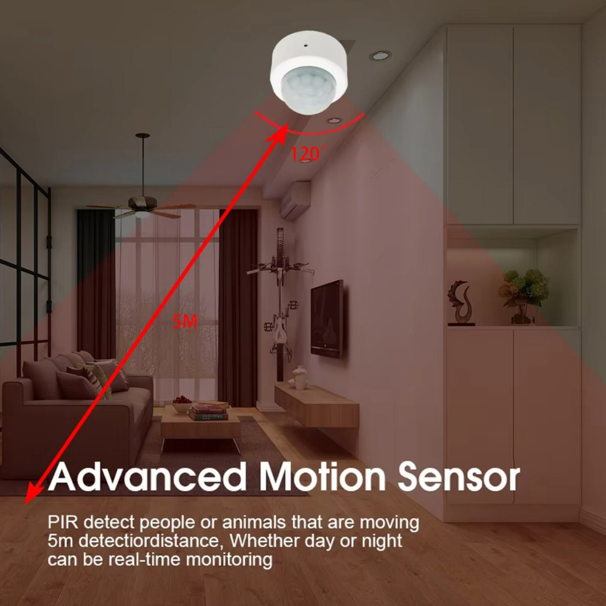 Zigbee PIR Motion Sensor Human - Home Security Alarm recensie en prijs