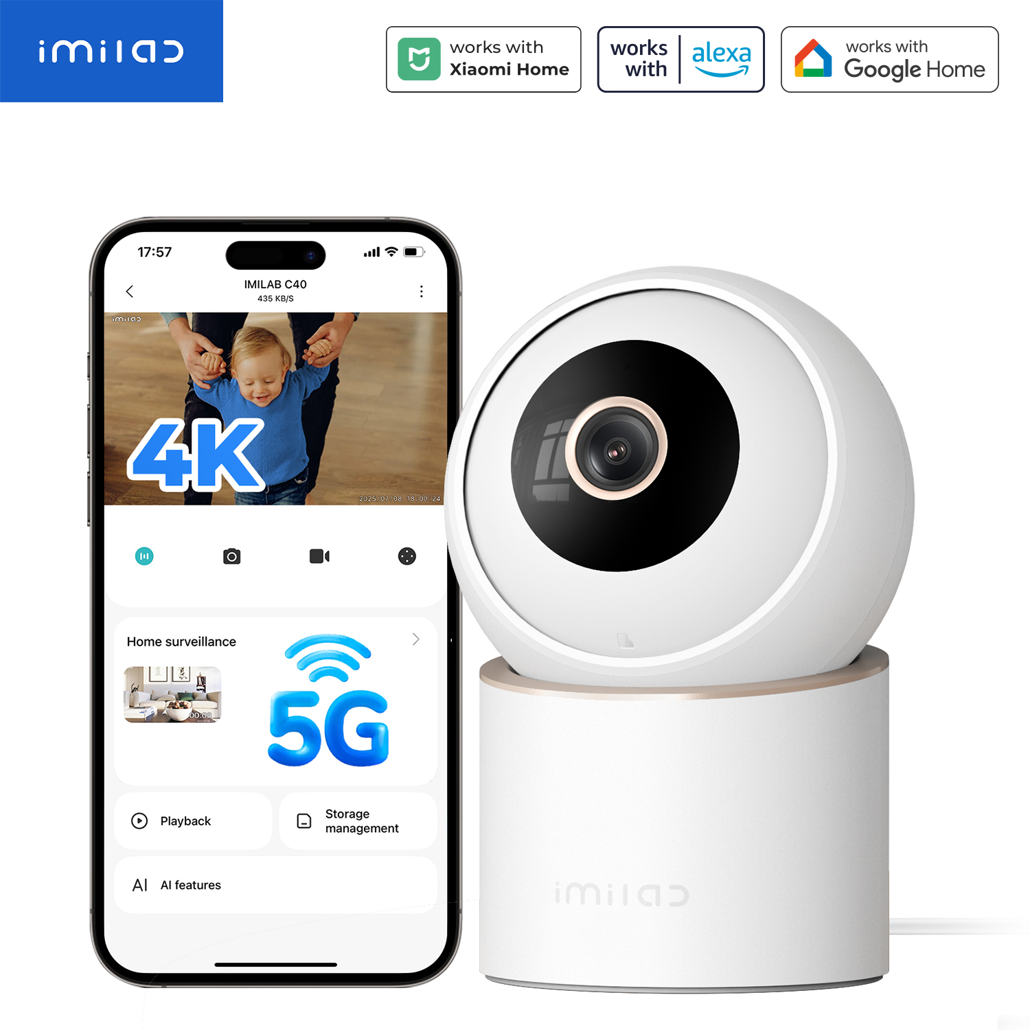 IMILAB C40 Home Security 5G Wi - Xiaomi Home Security 360 recensie en prijs