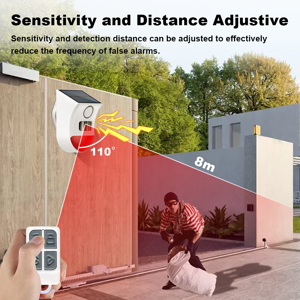 Zigbee Solar Motion Sensor Ala - Home Security Yard Sensors recensie en prijs