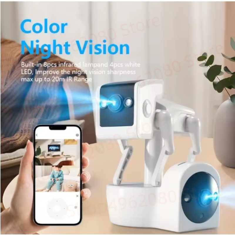 HD 4MP Dual Camera Wifi 355° B - Home Security Robots recensie en prijs