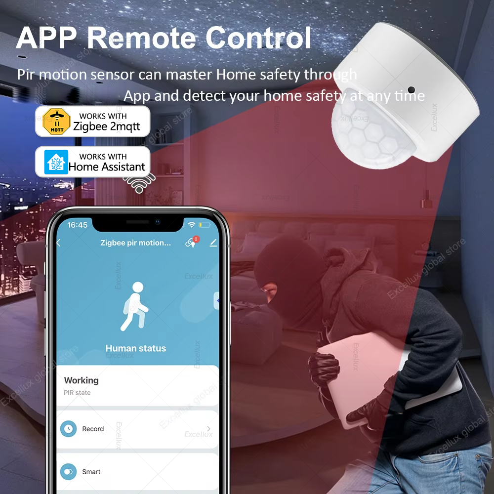 ZigBee PIR Motion Sensor Mini  - Home Security Alarm recensie en prijs