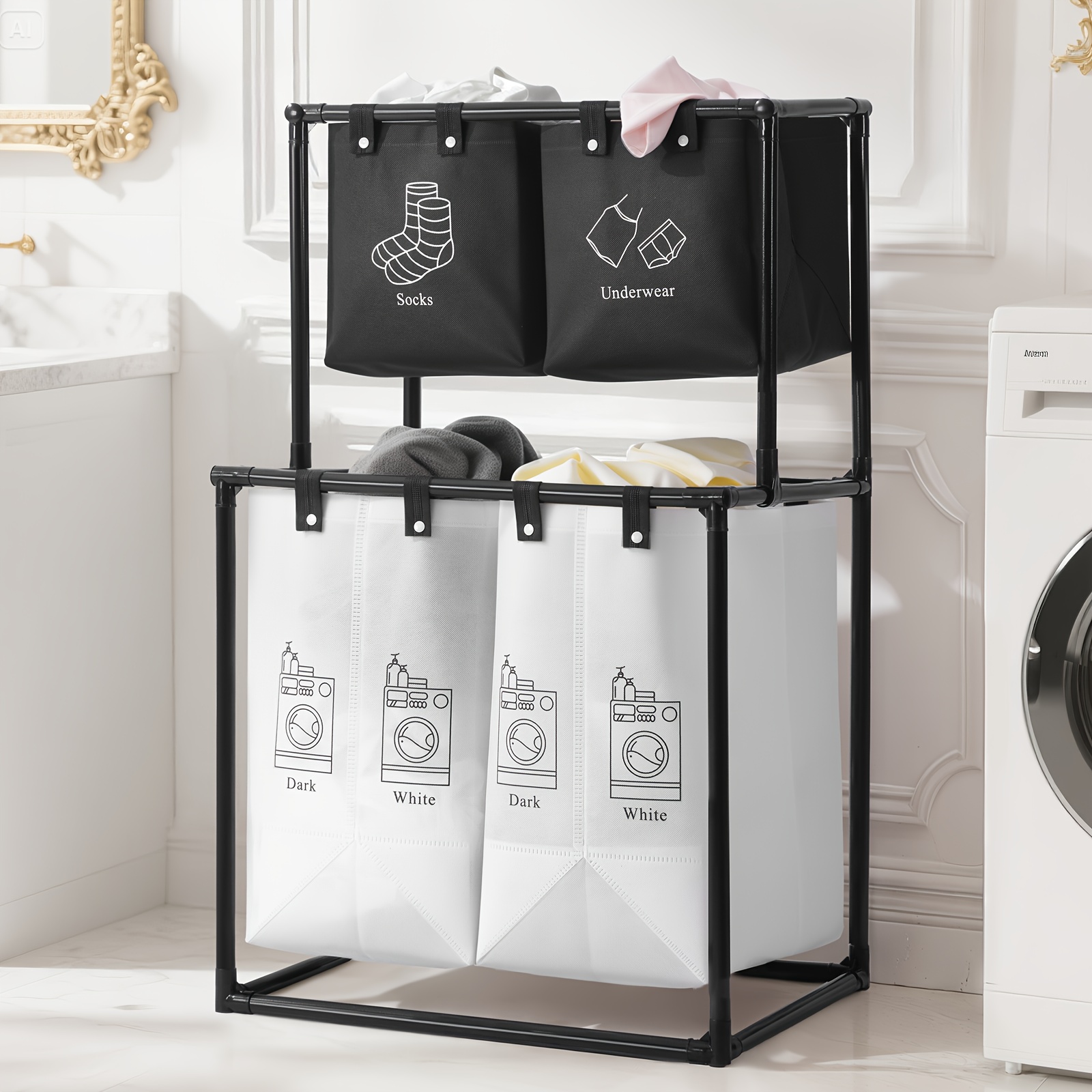 us2 Compartment Laundry Hamper - Home Security United Kingdom recensie en prijs