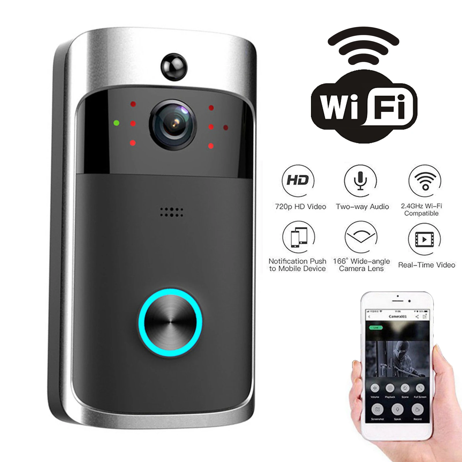 2026 NEW V5 Video Door Bell Wi - Home Security Blink recensie en prijs