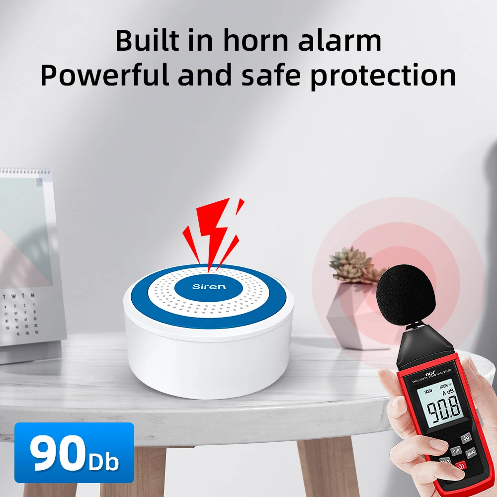 MULO Mini Alarm Siren Wireless - Home Security Blink recensie en prijs