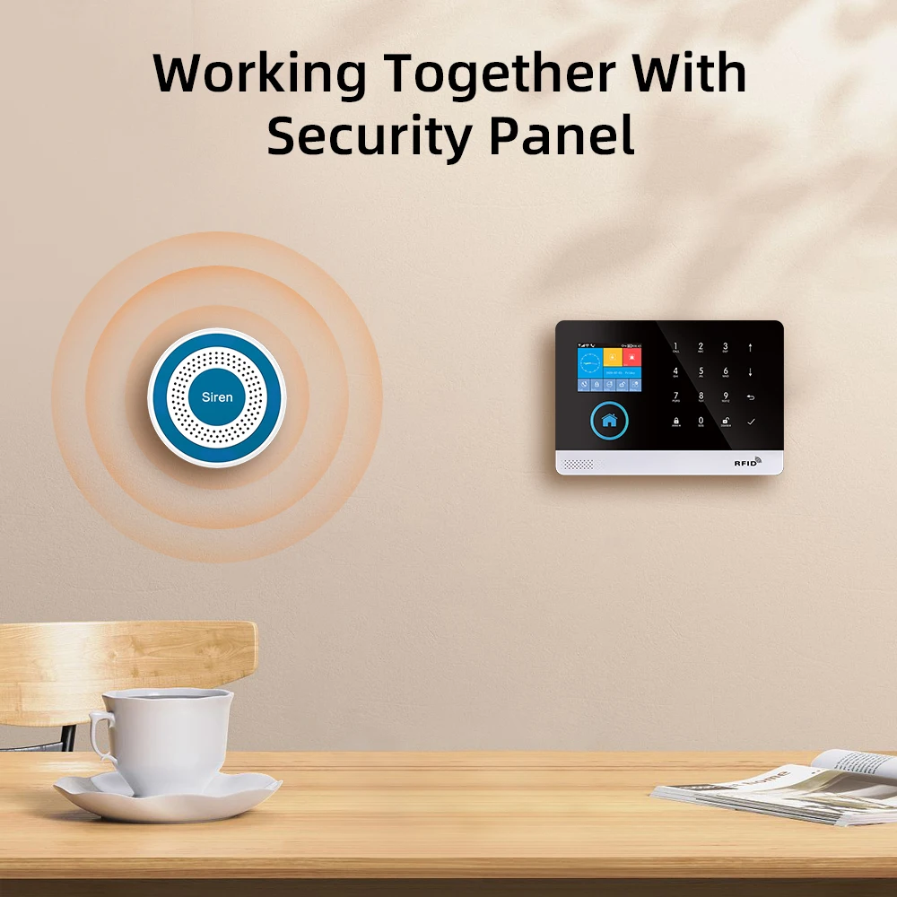 MULO Mini Alarm Siren Wireless - Home Security Blink recensie en prijs
