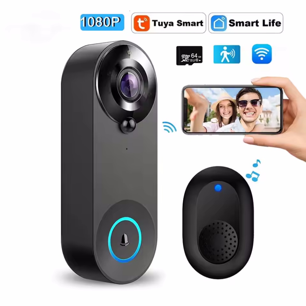 Tuya 1080P Wireless WIFI Doorb - Home Security Blink recensie en prijs