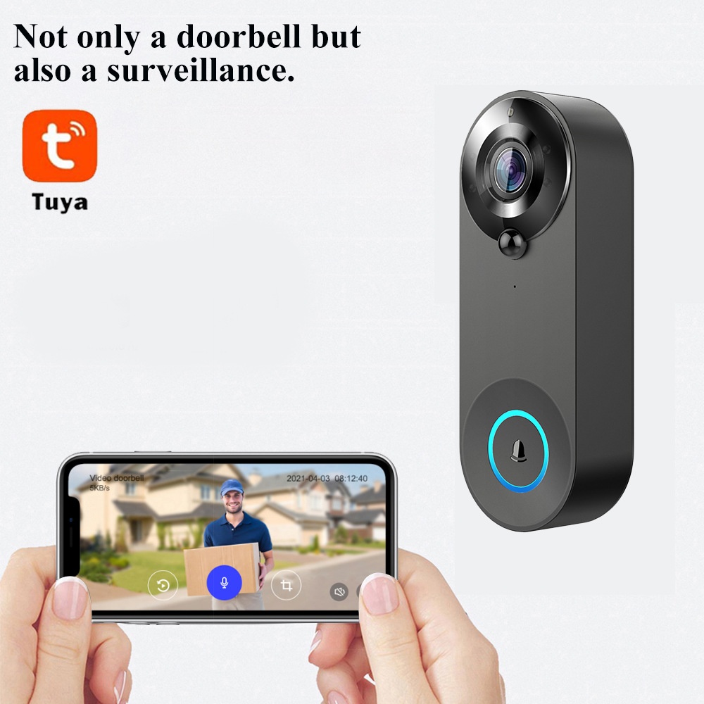 Tuya 1080P Wireless WIFI Doorb - Home Security Blink recensie en prijs