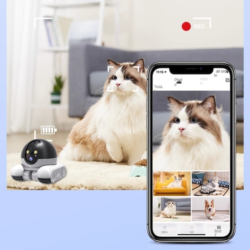 4MP IP Camera 5G WiFi Dual Len - Home Security Robots recensie en prijs