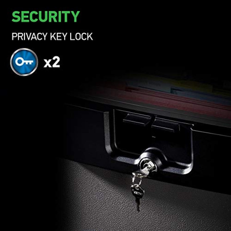 Black Fireproof and Waterproof - Home Security Safe recensie en prijs