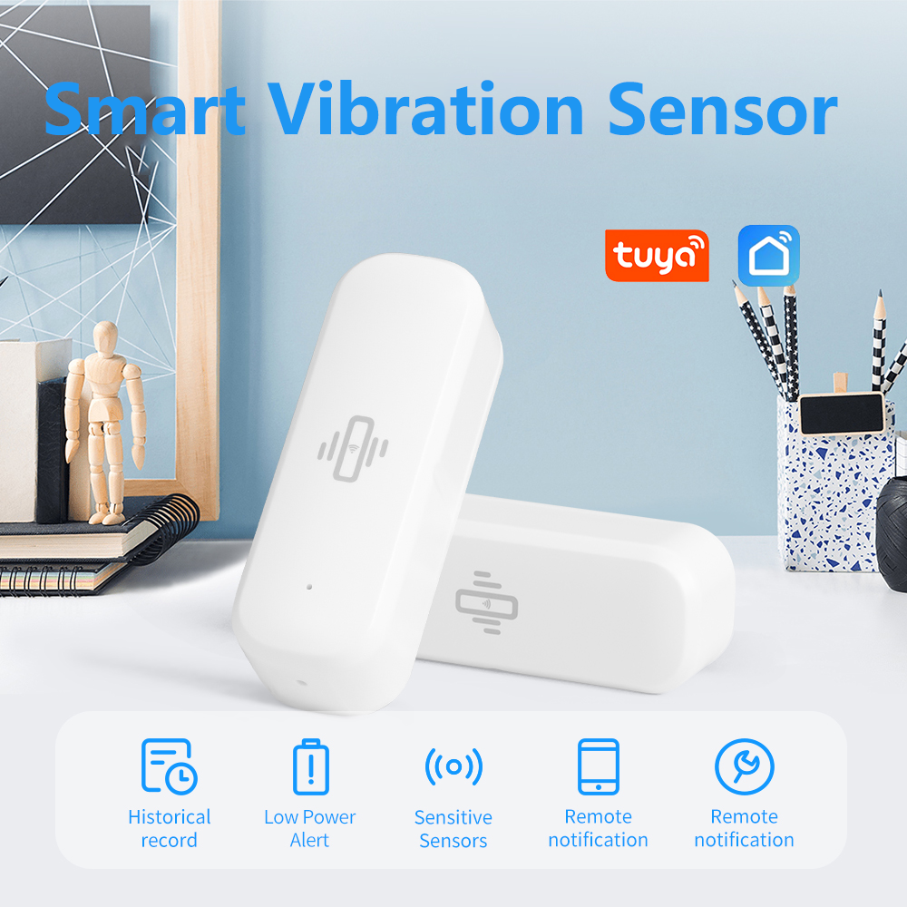 Tuya Smart WiFi Vibration Sens - Home Security Technology recensie en prijs