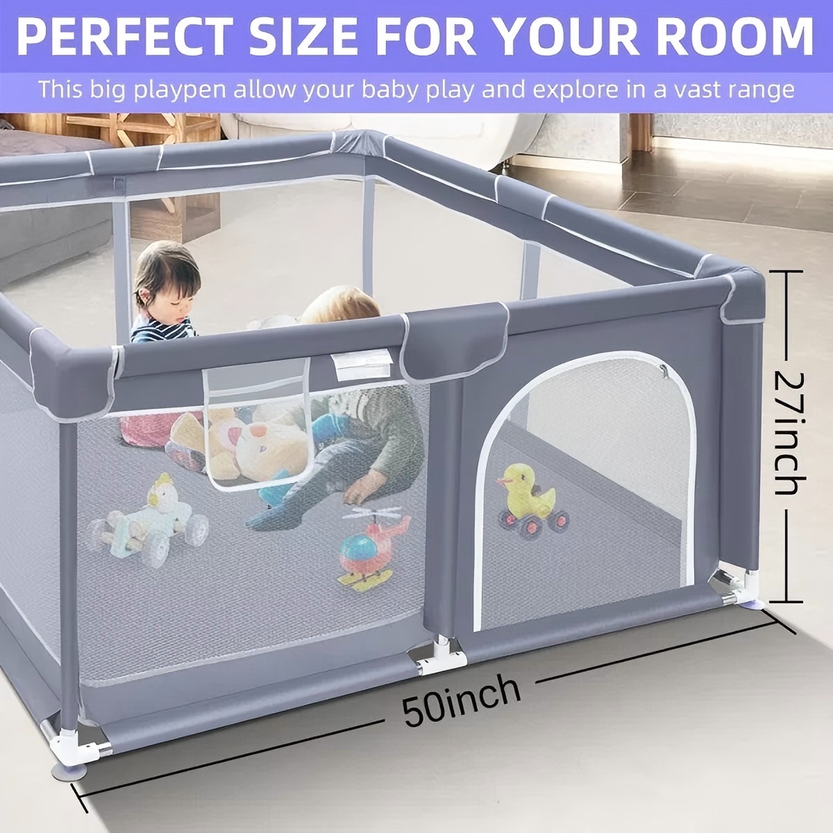 Baby Playpen, Extra Large Play - Home Security Safe recensie en prijs