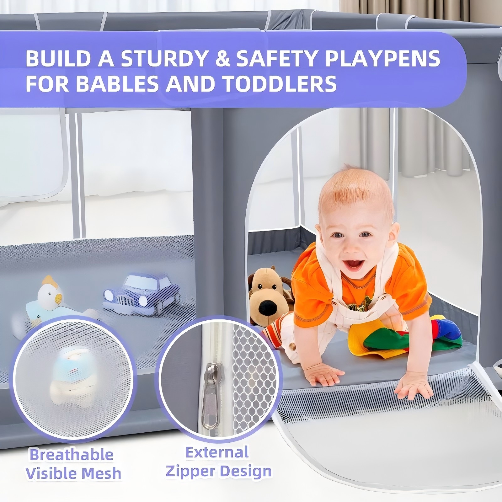 Baby Playpen, Extra Large Play - Home Security Safe recensie en prijs