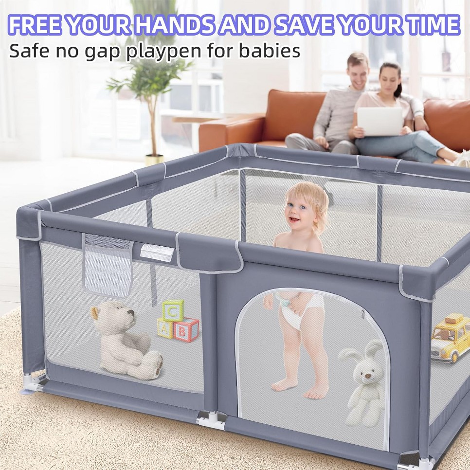 Baby Playpen, Extra Large Play - Home Security Safe recensie en prijs