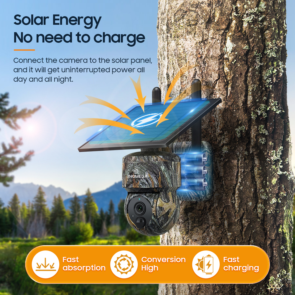 INQMEGA 5MP 4G / WIFI Solar Wi - Home Security Outdoor Cameras recensie en prijs