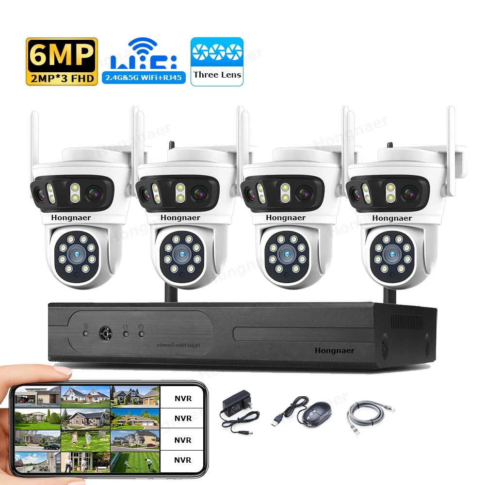2026 Hongnaer 6MP 4CH 3 Lens 2 - Home Security Usa recensie en prijs