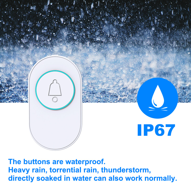 Wireless Doorbell IP67 Waterpr - Home Security Blink recensie en prijs