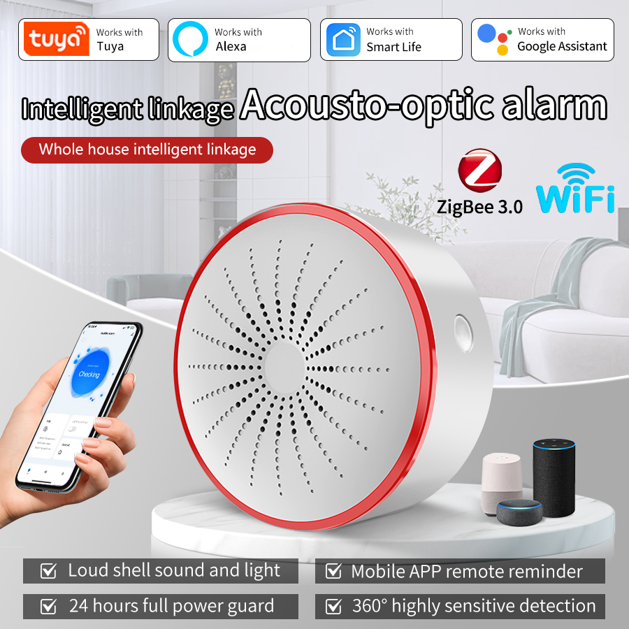 Tuya WiFi ZigBee Smart Alarm S - Home Security Blink recensie en prijs