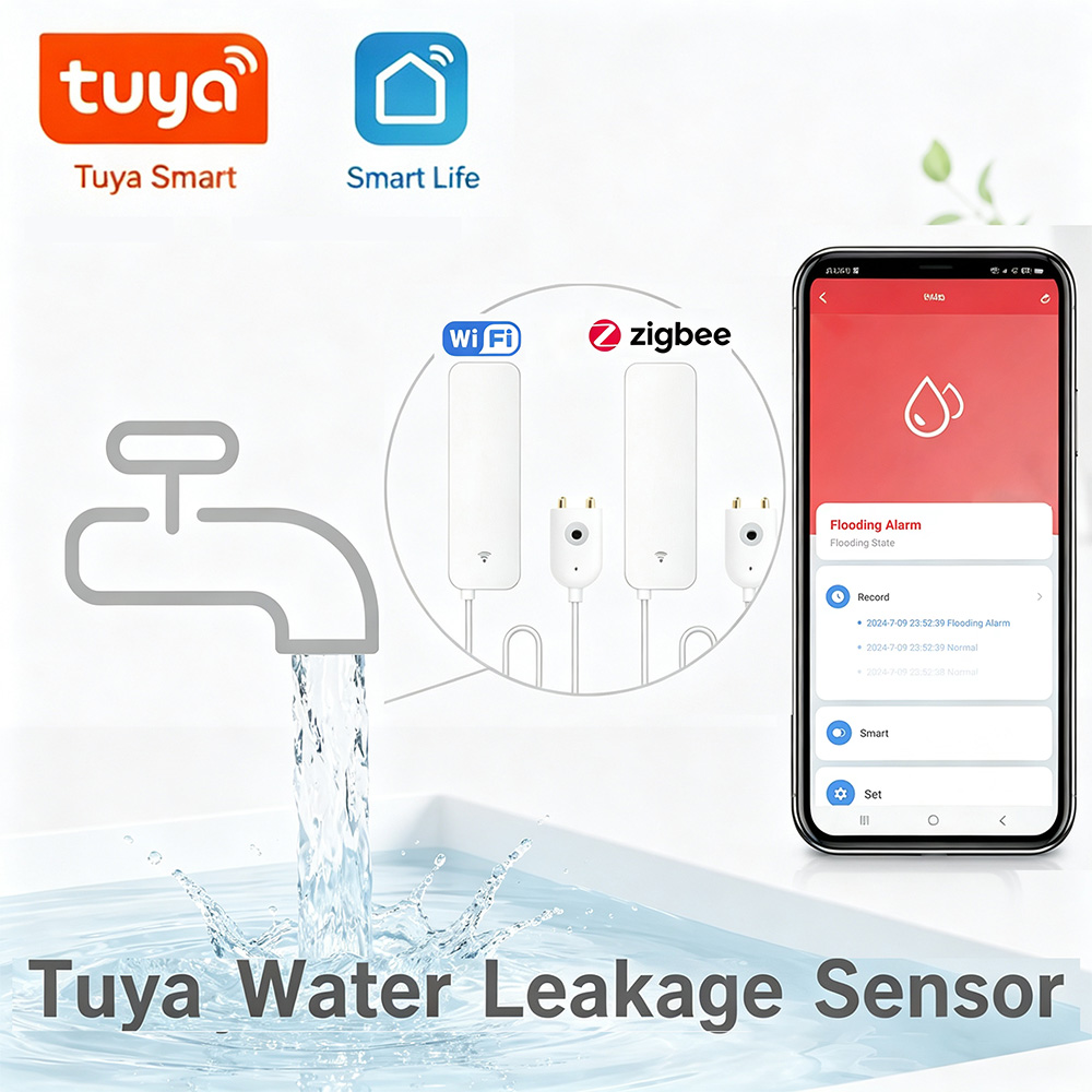 ZigBee WiFi Water Leak Sensor  - Home Security Technology recensie en prijs