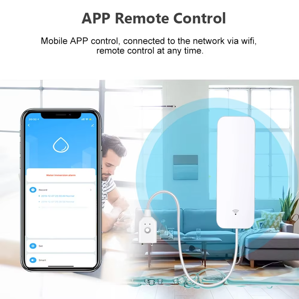 ZigBee WiFi Water Leak Sensor  - Home Security Technology recensie en prijs