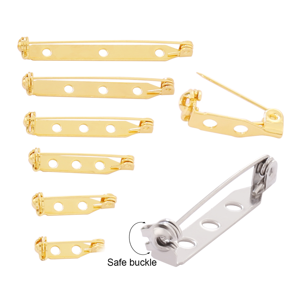 10pcs 17-45mm Brooch Clip Base - Home Security Safe recensie en prijs