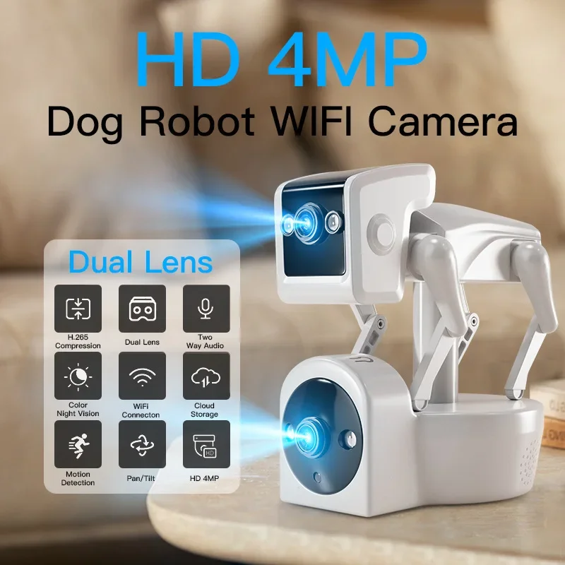 2MP Camera IP Camera Wireless  - Home Security Robots recensie en prijs