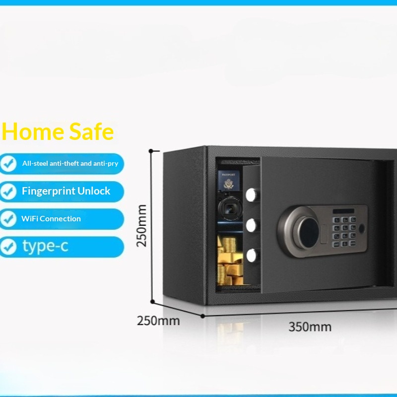 Electronic Password Safe 25cm  - Home Security Safe recensie en prijs