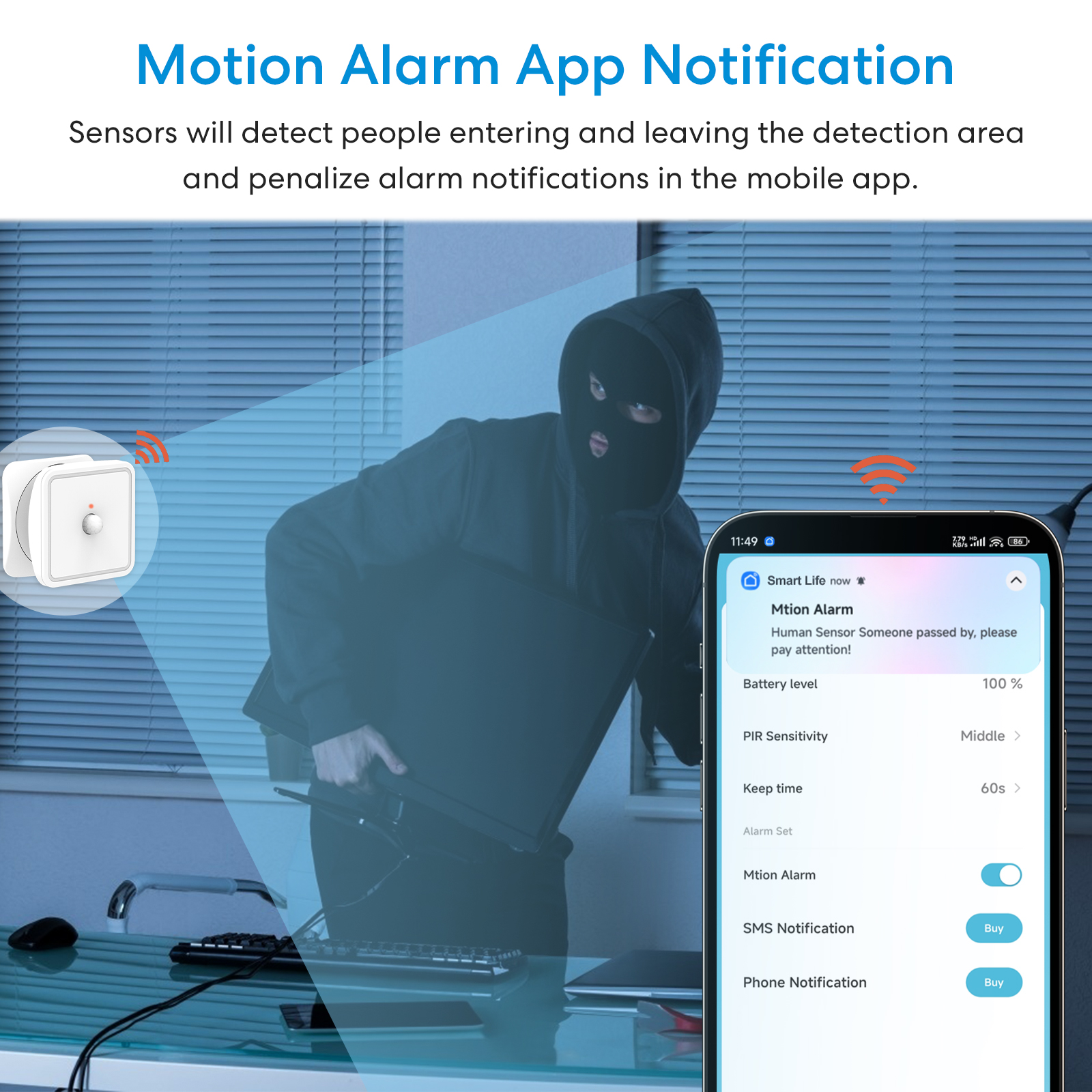 Tuya ZigBee Human Motion Senso - Home Security Technology recensie en prijs
