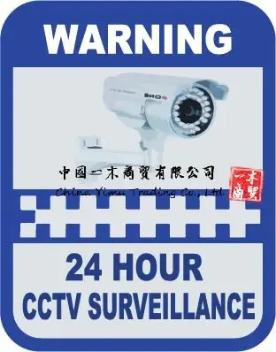 Safurance CCTV Camera Warning  - Home Security Logo recensie en prijs