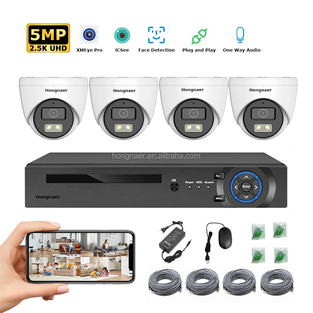 2026 Hongnaer 4MP 5MP 8MP 4CH  - Home Security Usa recensie en prijs