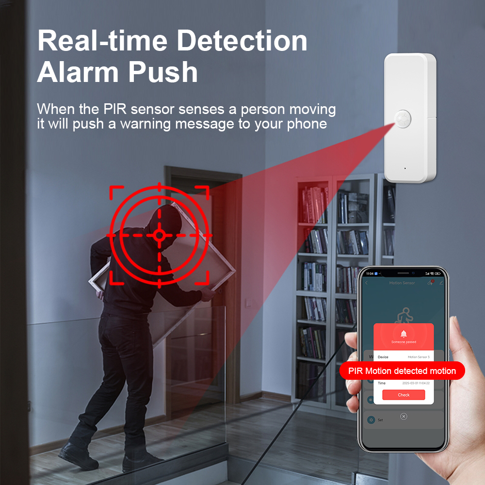 New Tuya WiFi PIR Motion Detec - Home Security Alarm recensie en prijs