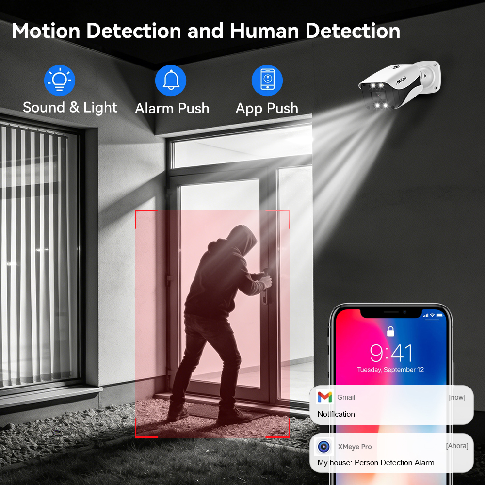 8MP Security Camera System 4K  - Home Security Outdoor Cameras recensie en prijs
