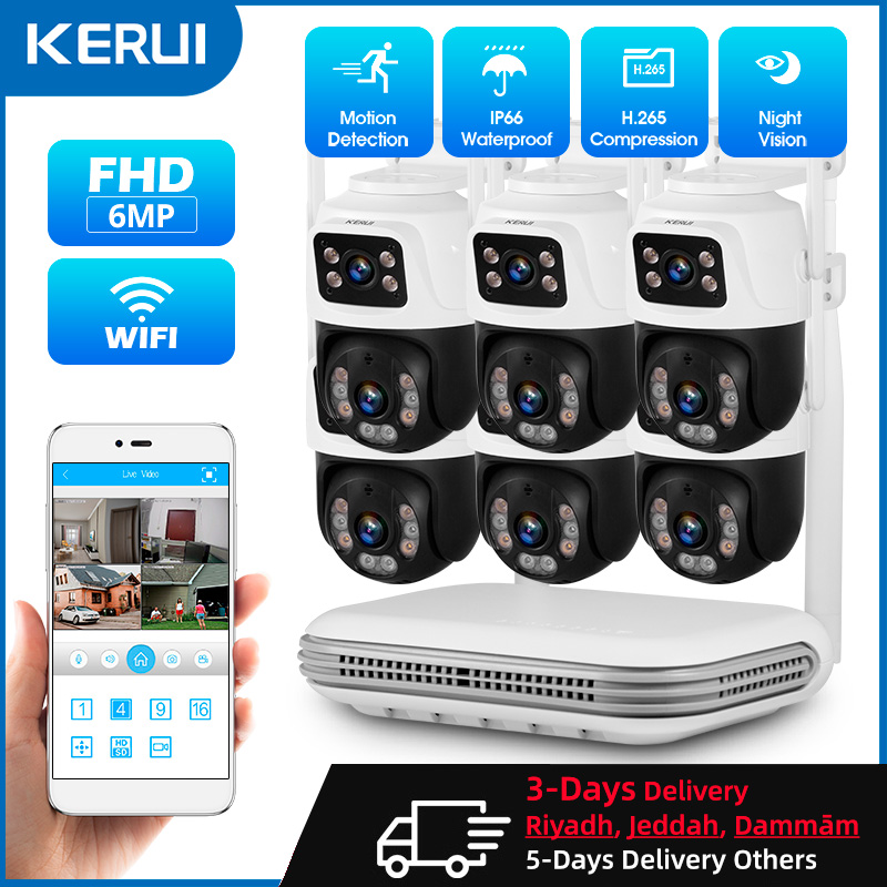 KERUI Waterproof 6MP HD Wirele - Home Security Video Cameras recensie en prijs