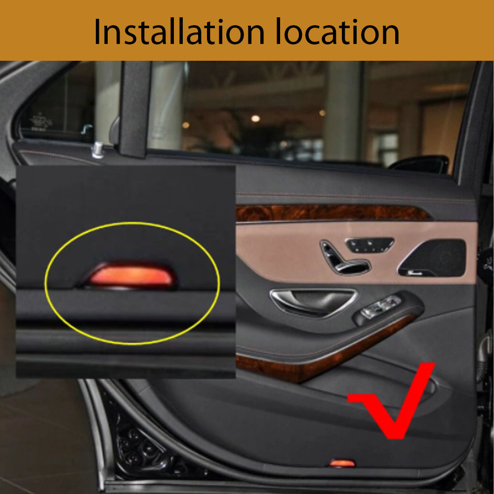 For Mercedes Benz S class w222 - Home Security Logo recensie en prijs