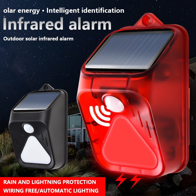 Waterproof Solar Powered Alarm - Home Security Yard Sensors recensie en prijs