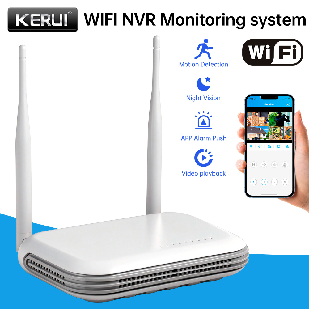 KERUI Mini Network WIFI 8CH NV - Home Security Video Cameras recensie en prijs