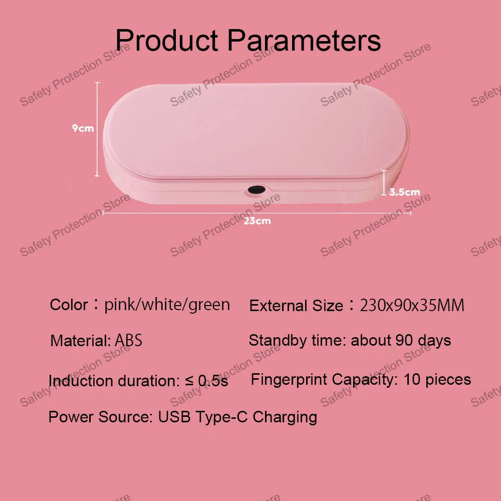 Fingerprint Storage Box Finger - Home Security Safe recensie en prijs