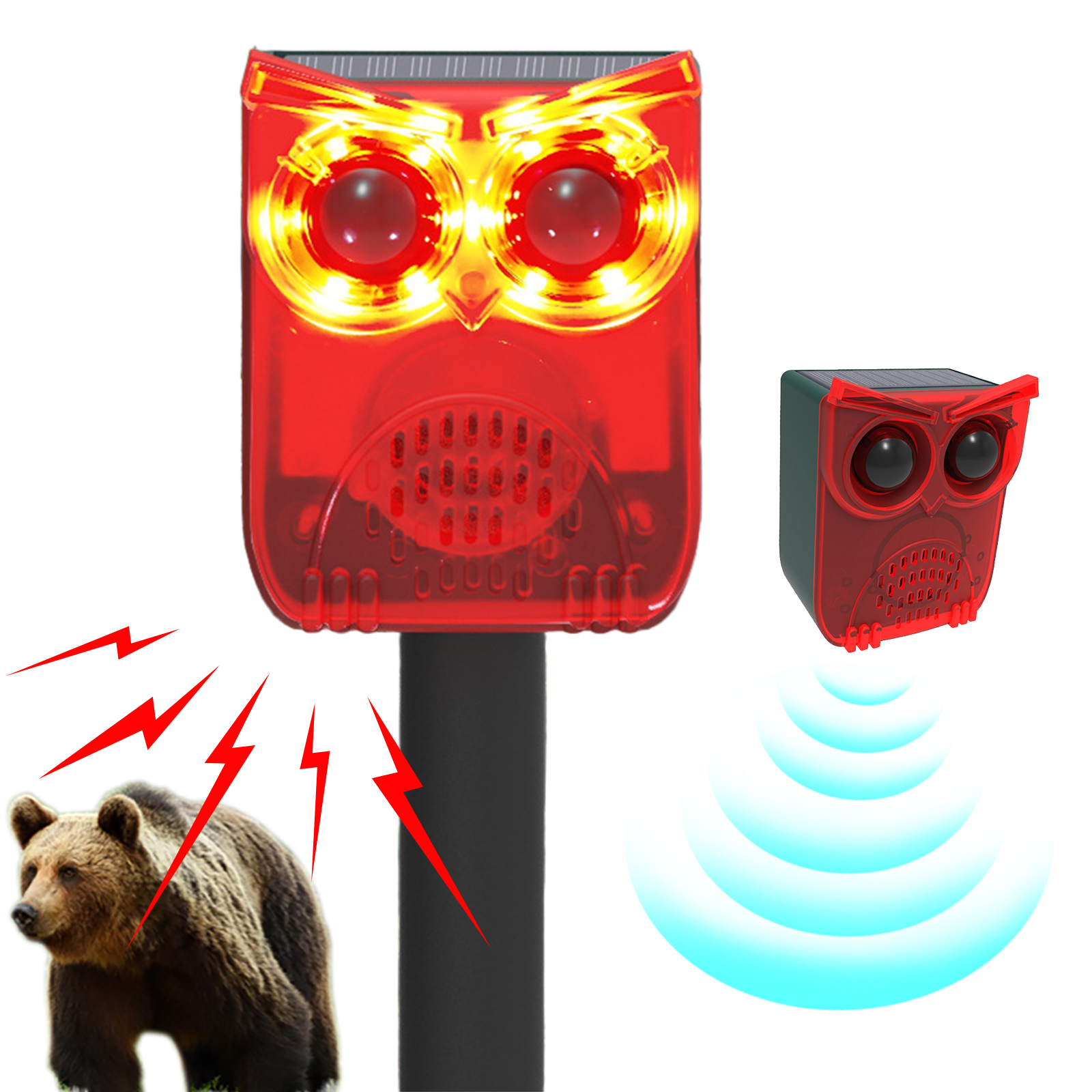 Solar Outdoor Motion Sensor Al - Home Security Yard Sensors recensie en prijs