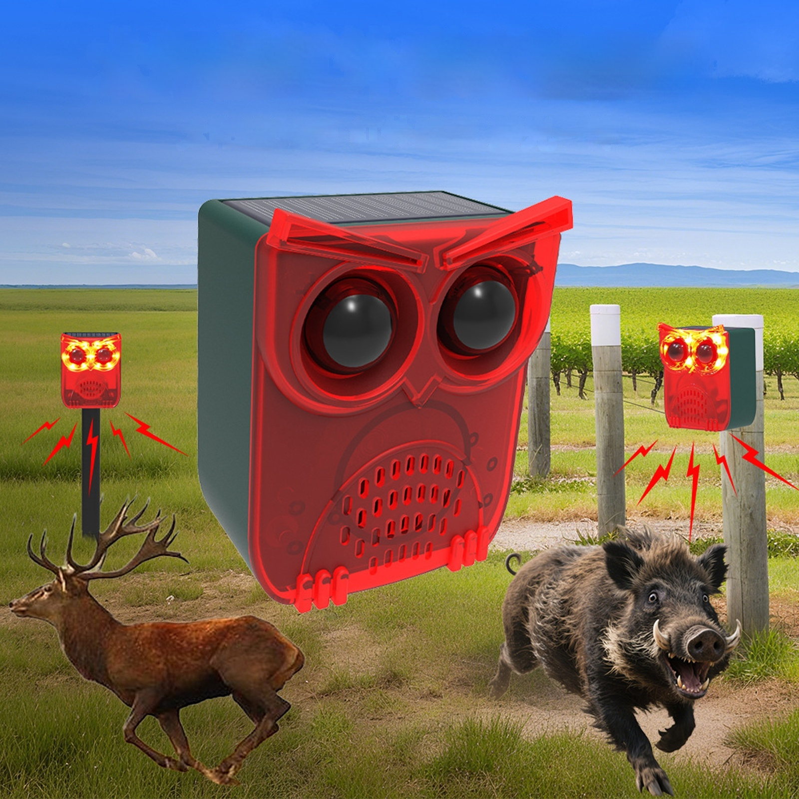 Solar Outdoor Motion Sensor Al - Home Security Yard Sensors recensie en prijs