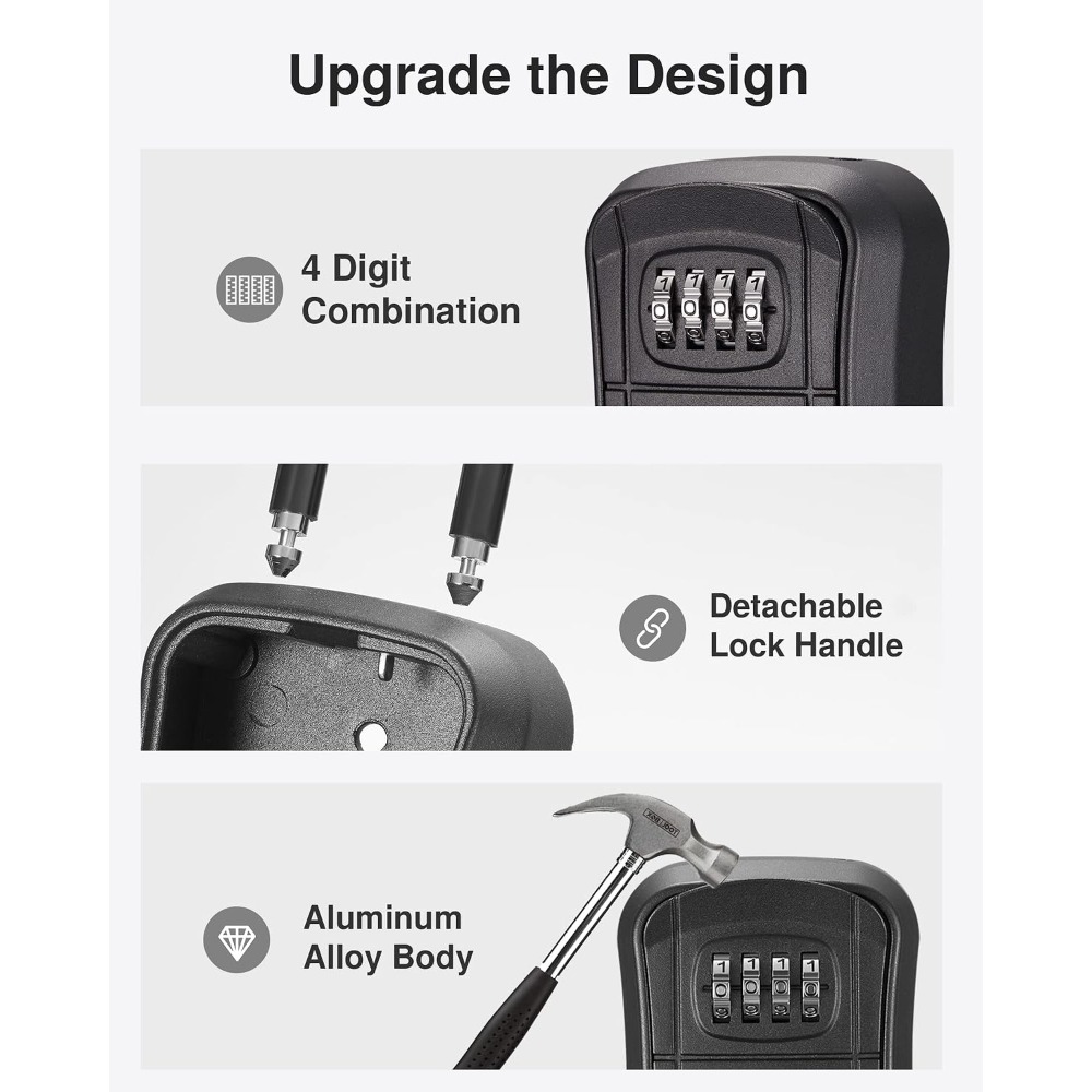 Key Lock Box, Portable Combina - Home Security Safe recensie en prijs